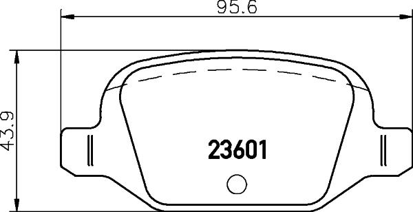 DON Bremseklodser pcp1489 for LANCIA FIAT CITROËN LADA