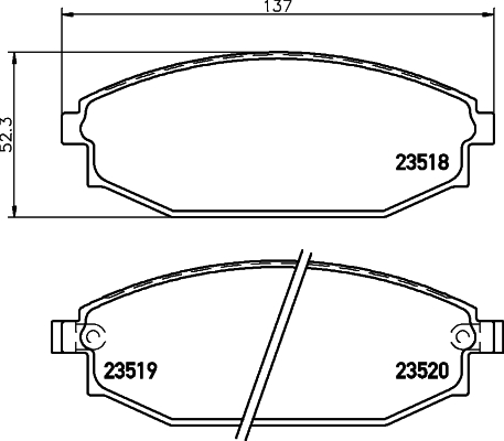 DON Bremseklodser pcp1470 for KIA HYUNDAI