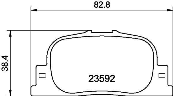 DON Bremseklodser pcp1936 for GEELY BYD ENGLON EAGLE TOYOTA LIFAN