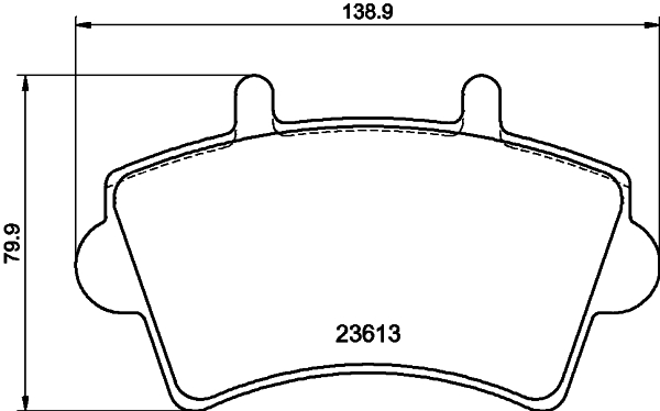 DON Bremseklodser pcp1645 for OPEL RENAULT NISSAN