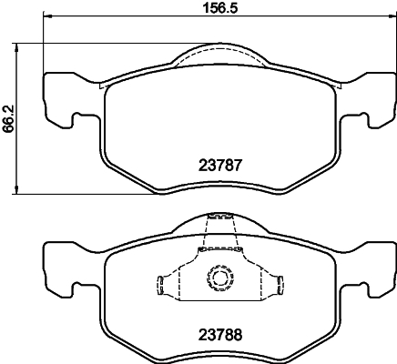 DON Bremseklodser pcp1476 for FORD MAZDA FORD USA MITSUBISHI MERCURY