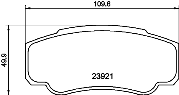 DON Bremseklodser pcp1658 for PEUGEOT CITROËN FIAT