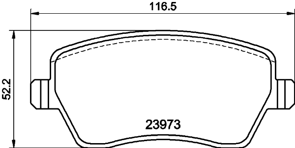 DON Bremseklodser pcp1016 for MERCEDES-BENZ RENAULT NISSAN LADA DACIA