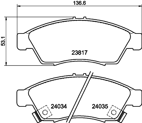 DON Bremseklodser pcp1295 for SUZUKI