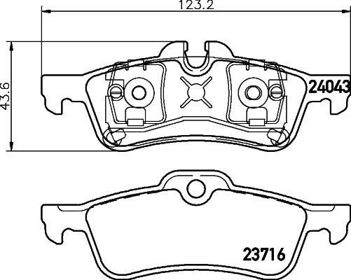 DON Bremseklodser pcp1141 for MINI