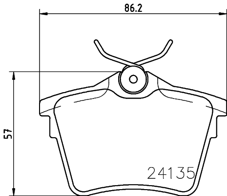 DON Bremseklodser pcp1284 for PEUGEOT CITROËN
