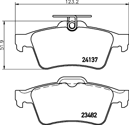 DON Bremseklodser pcp1012 for CITROËN FORD OPEL VOLVO SAAB GENERAL MOTORS PONTIAC MAZDA (CHANGAN) MITSUBISHI MAZDA MERCEDES-BENZ JAGUAR RENAULT FORD