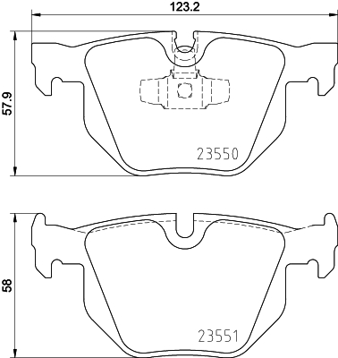 DON Bremseklodser pcp1324 for BMW