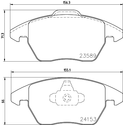 DON Bremseklodser pcp1349 for PEUGEOT CITROËN CITROËN (DF-PSA)