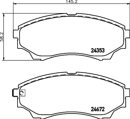 DON Bremseklodser pcp1218 for FORD FORD USA MAZDA FORD ASIA & OCEANIA