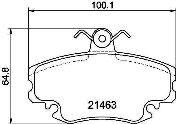 DON Bremseklodser pcp1005 for PEUGEOT CITROËN RENAULT DACIA LIFAN ALPINE