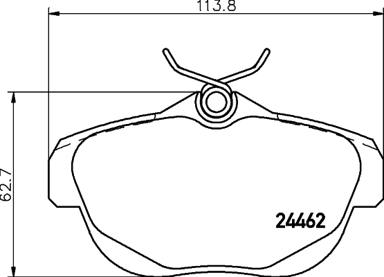 DON Bremseklodser pcp1964 for CITROËN