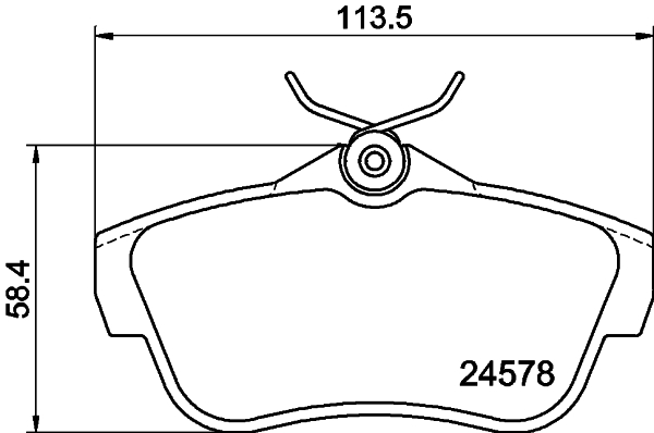 DON Bremseklodser pcp1196 for PEUGEOT CITROËN FIAT TOYOTA