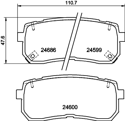 DON Bremseklodser pcp1302 for HYUNDAI KIA HAVAL