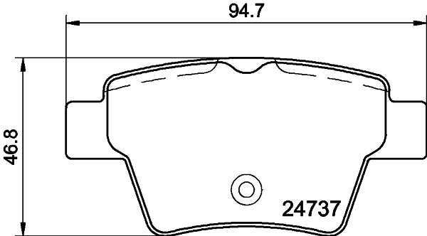 DON Bremseklodser pcp1400 for PEUGEOT BYD
