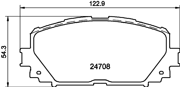 DON Bremseklodser pcp1566 for TOYOTA