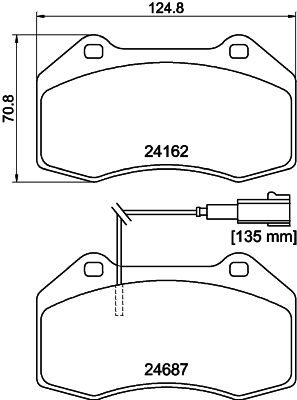 DON Bremseklodser pcp2089 for FIAT ALFA ROMEO