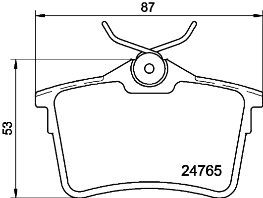 DON Bremseklodser pcp1062 for CITROËN PEUGEOT