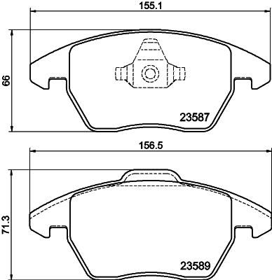 DON Bremseklodser pcp1436 for SKODA (SVW)
