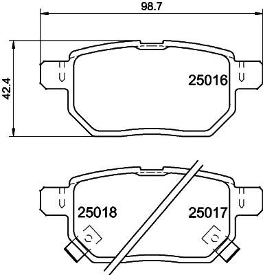 DON Bremseklodser pcp1430 for BAIC LEXUS TOYOTA GREAT WALL TOYOTA (GAC) TOYOTA (FAW)