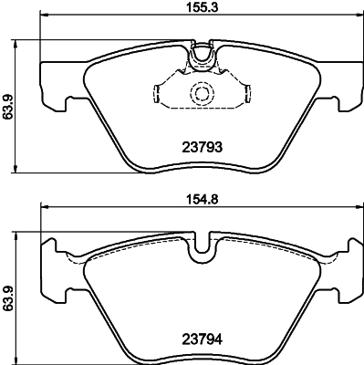 DON Bremseklodser pcp1234 for BMW