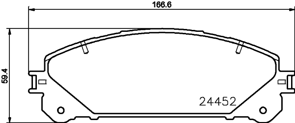 DON Bremseklodser pcp1279 for TOYOTA LEXUS TOYOTA (GAC)