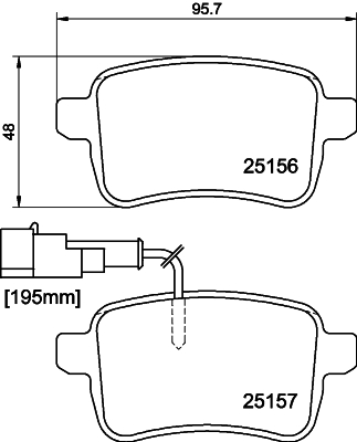 DON Bremseklodser pcp1518 for ALFA ROMEO