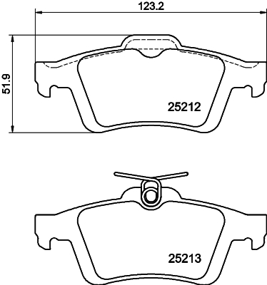 DON Bremseklodser pcp1040 for FORD FORD (CHANGAN) VOLVO MAZDA FORD USA FORD ASIA & OCEANIA NISSAN