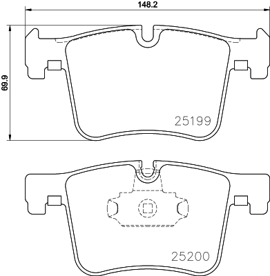 DON Bremseklodser pcp1237 for BMW