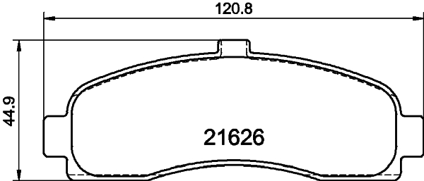 DON Bremseklodser pcp1169 for NISSAN