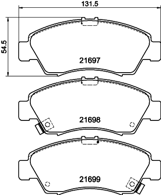 DON Bremseklodser pcp1223 for ISUZU HONDA HONDA (GAC) NISSAN
