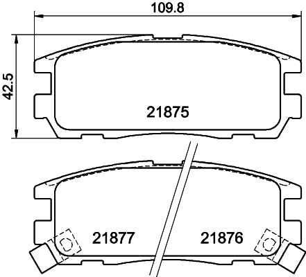 DON Bremseklodser pcp1270 for OPEL HOLDEN ISUZU HAVAL GREAT WALL NISSAN