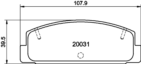 DON Bremseklodser pcp1531 for CITROËN MAZDA MITSUBISHI NISSAN HAIMA (FAW)