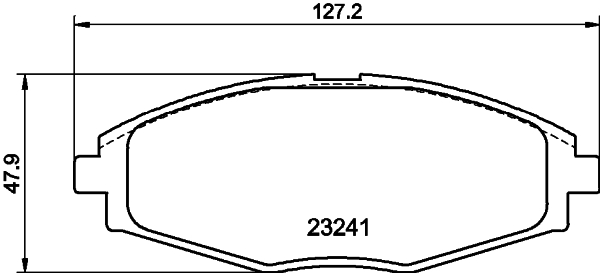 DON Bremseklodser pcp1144 for CHEVROLET DAEWOO CHANGAN CHERY