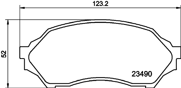 DON Bremseklodser pcp1932 for MAZDA MITSUBISHI