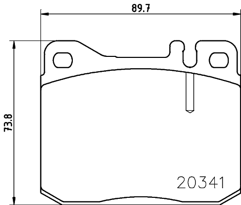 DON Bremseklodser pcp1432 for MERCEDES-BENZ