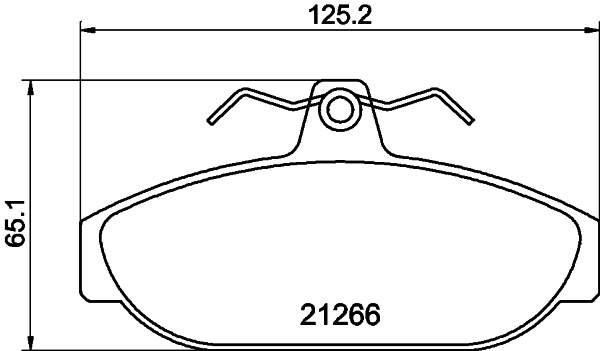 DON Bremseklodser pcp1466 for VOLVO