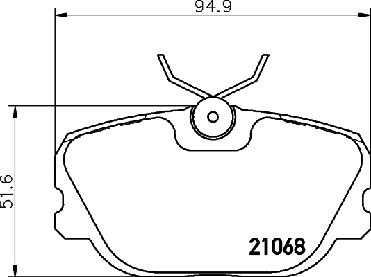 DON Bremseklodser pcp1538 for SAAB