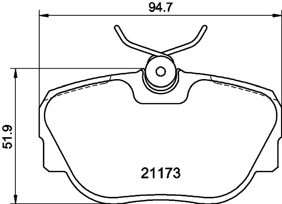 DON Bremseklodser pcp1167 for BMW