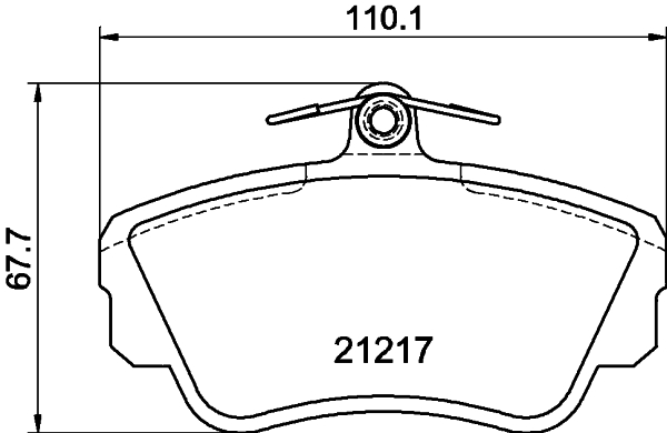 DON Bremseklodser pcp1540 for VOLVO