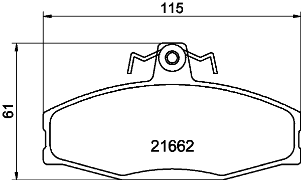 DON Bremseklodser pcp1355 for VW SKODA AUDI SEAT