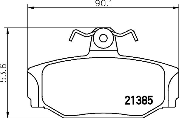 DON Bremseklodser pcp1467 for VOLVO