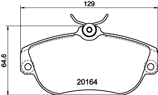 DON Bremseklodser pcp1462 for VOLVO