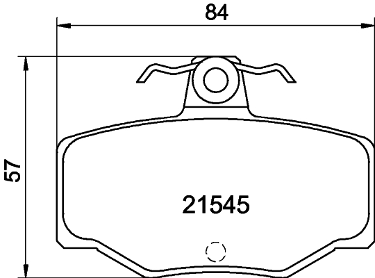 DON Bremseklodser pcp1119 for NISSAN