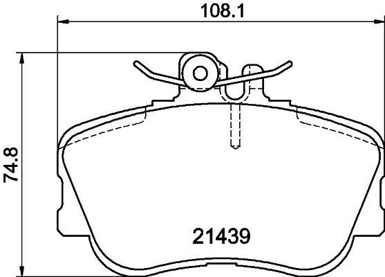 DON Bremseklodser pcp1048 for MERCEDES-BENZ