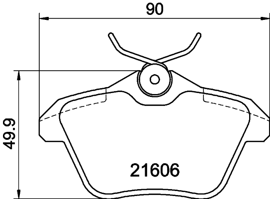 DON Bremseklodser pcp1498 for ALFA ROMEO FIAT LANCIA