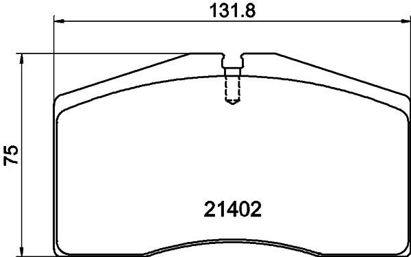HELLA Bremseklodser 8db355018301 for VW PORSCHE