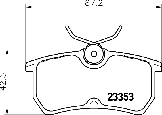 DON Bremseklodser pcp1031 for FORD FORD USA
