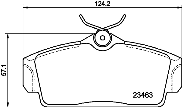 DON Bremseklodser pcp1170 for NISSAN