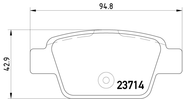 DON Bremseklodser pcp1213 for FIAT